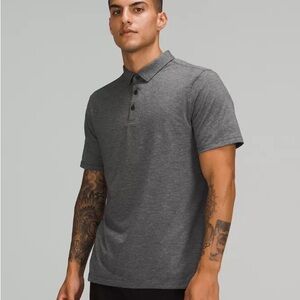 lululemon athletica Men's Heather Charcoal Polo